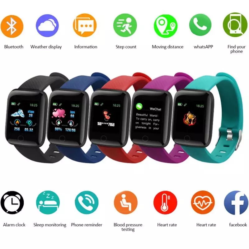 116 Plus Sports Smartwatch for Android iOS