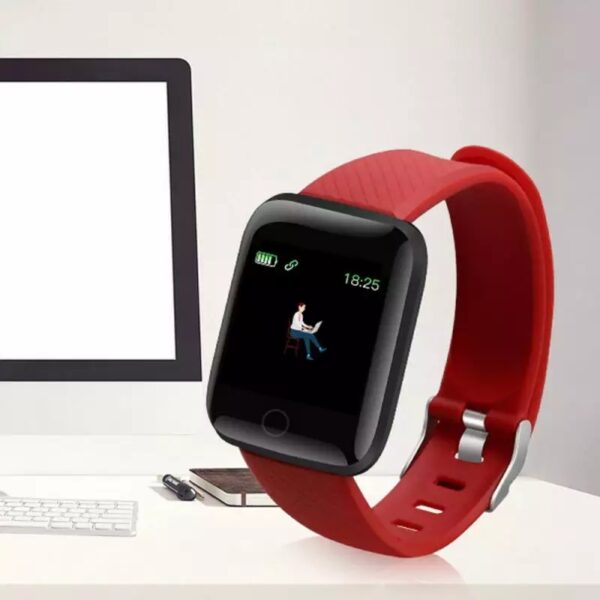 D13 Sports Red Smart Watch Bracelet Surulere