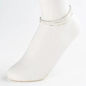 Silver Beautiful Female Anklet