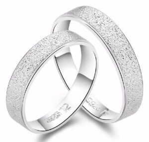 Stainless Steel Silver Wedding Band