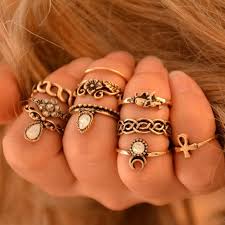 Affordable Bronze Knuckle Rings for Ladies