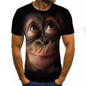 Unique Men 3D Monkey Tshirt Mnacworld Surulere