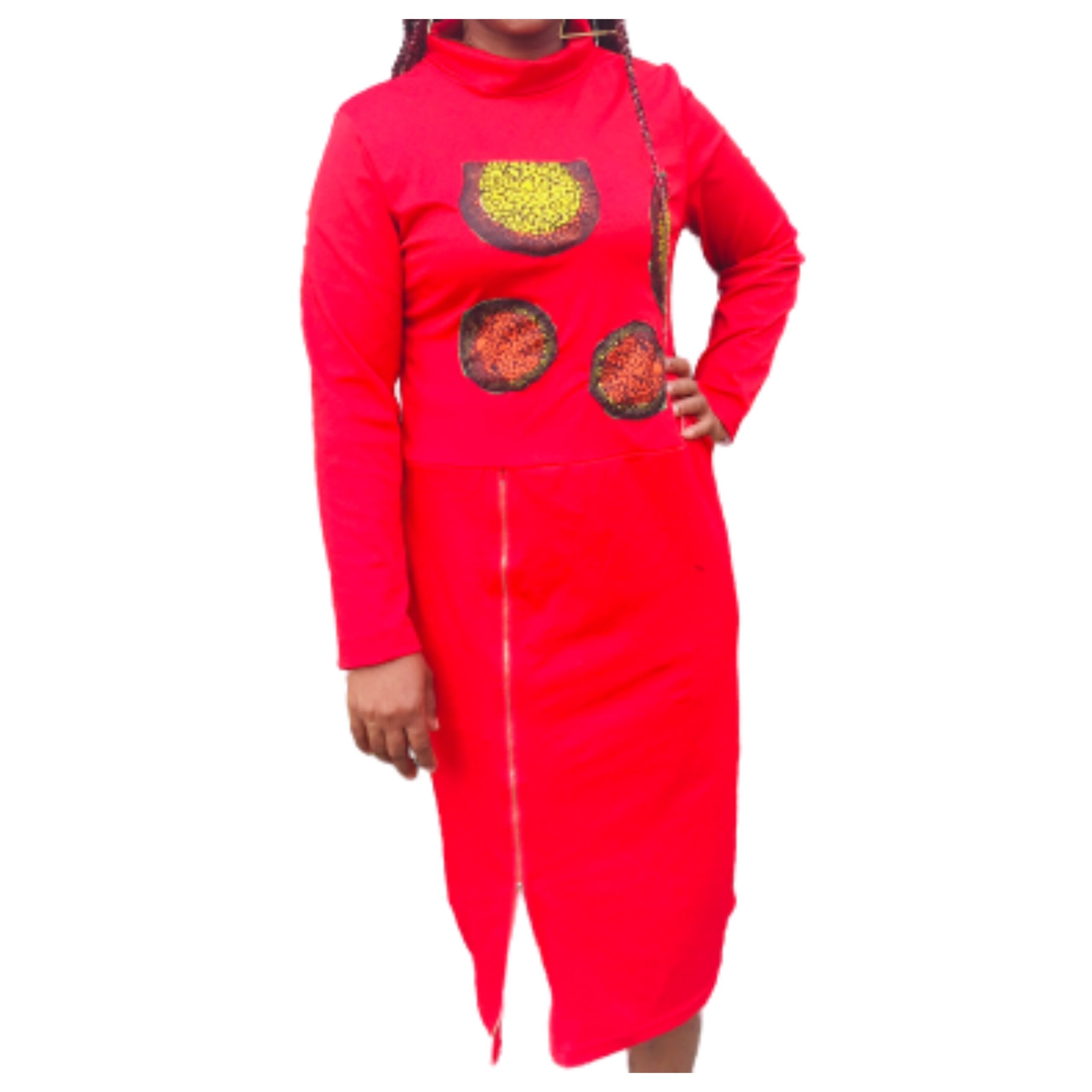 Gown Ankara Patches Dress Surulere
