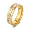 CZ Engagement/Wedding Ring Surulere With Acrylic Case