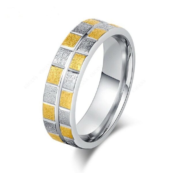 Men Stainless Steel Wedding Ring Titanium Engagement Band