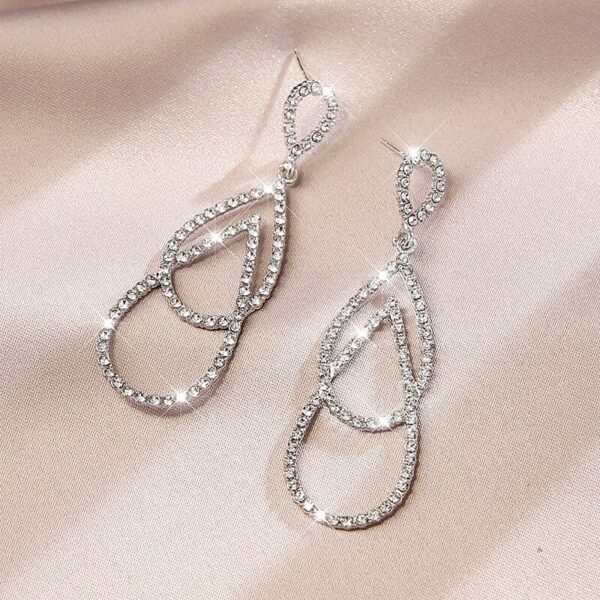 Exaggerated Women's Personality Crystal Earrings Wholesale