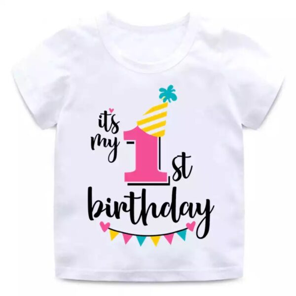1st Birthday Kids Tshirt Polo Print Surulere